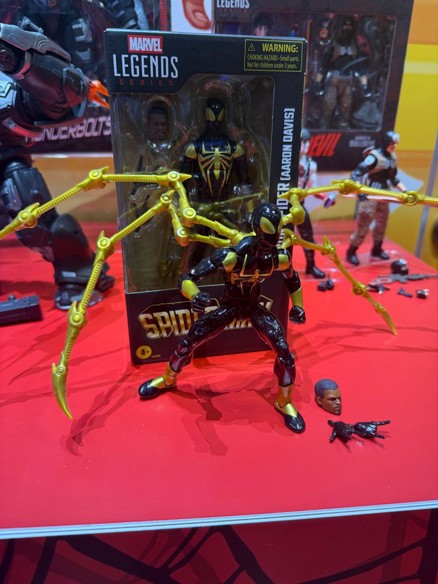 preterniadotcom's tweet photo. Marvel Legends Aaron David Spider-Man https://t.co/X8qiQTnqdI