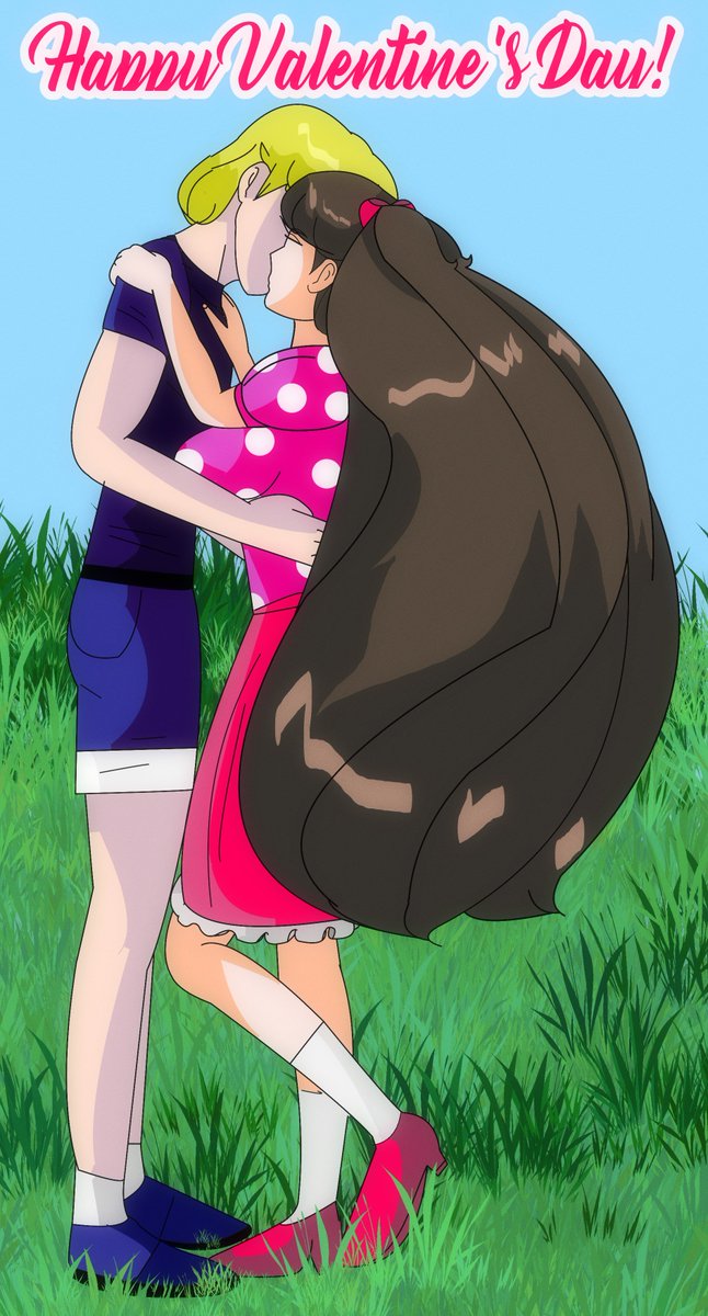 Mike and Mika enjoy this special Valentine's Day. Happy Valentine's Day from Crescent Moon Comics!

(God it's hard to draw kissing)