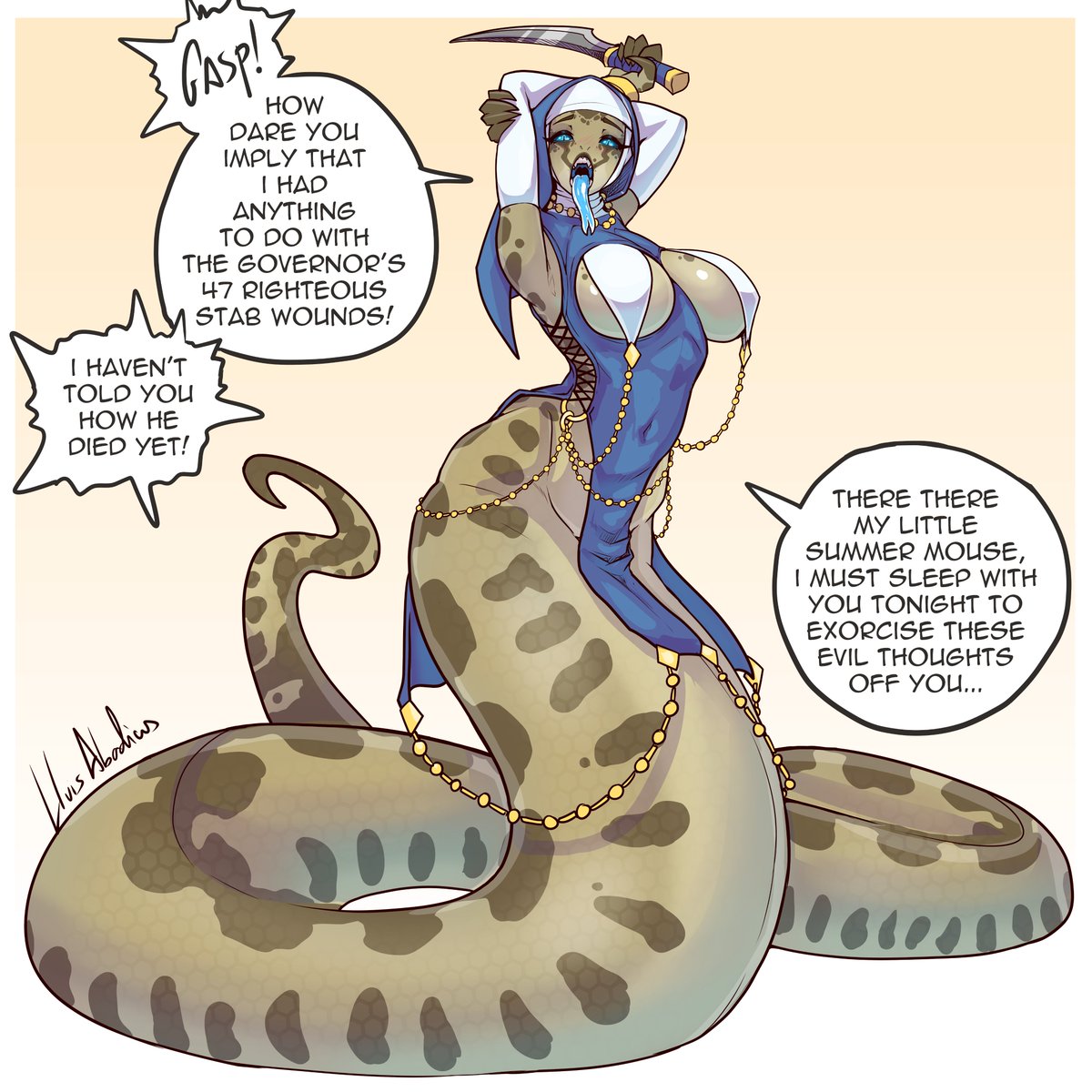 Monster Nuns day 12: Snitties.