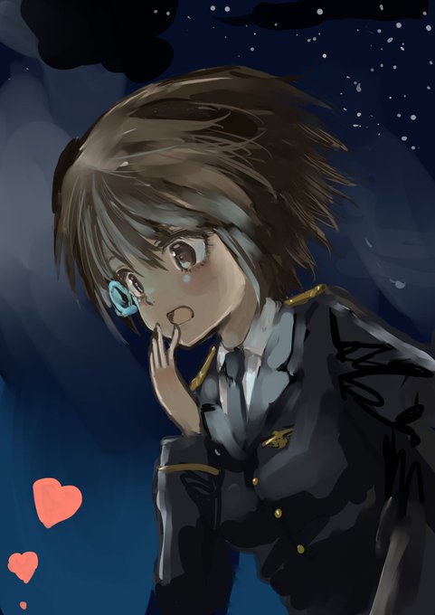 #ジェニファー・J・デ・ブランク生誕祭2026 #w_witch 
なまじ夜に効く目を持っているせいで夜間哨戒中に気まずいものを見つけてしまう大尉 