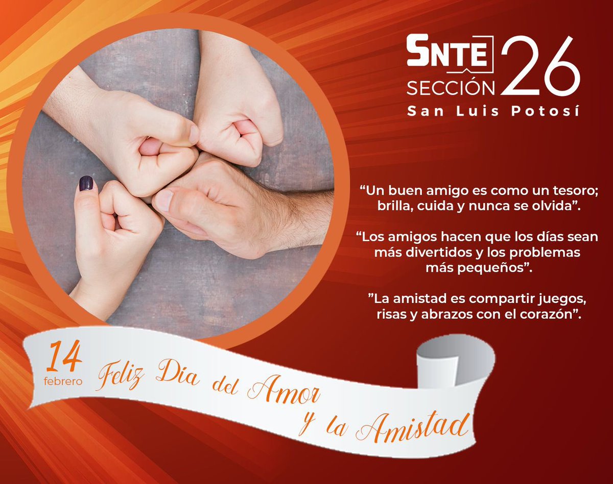 seccion26snte's tweet photo. Feliz día del amor y la amistad ♥️ https://t.co/WPfJ9gCeUm