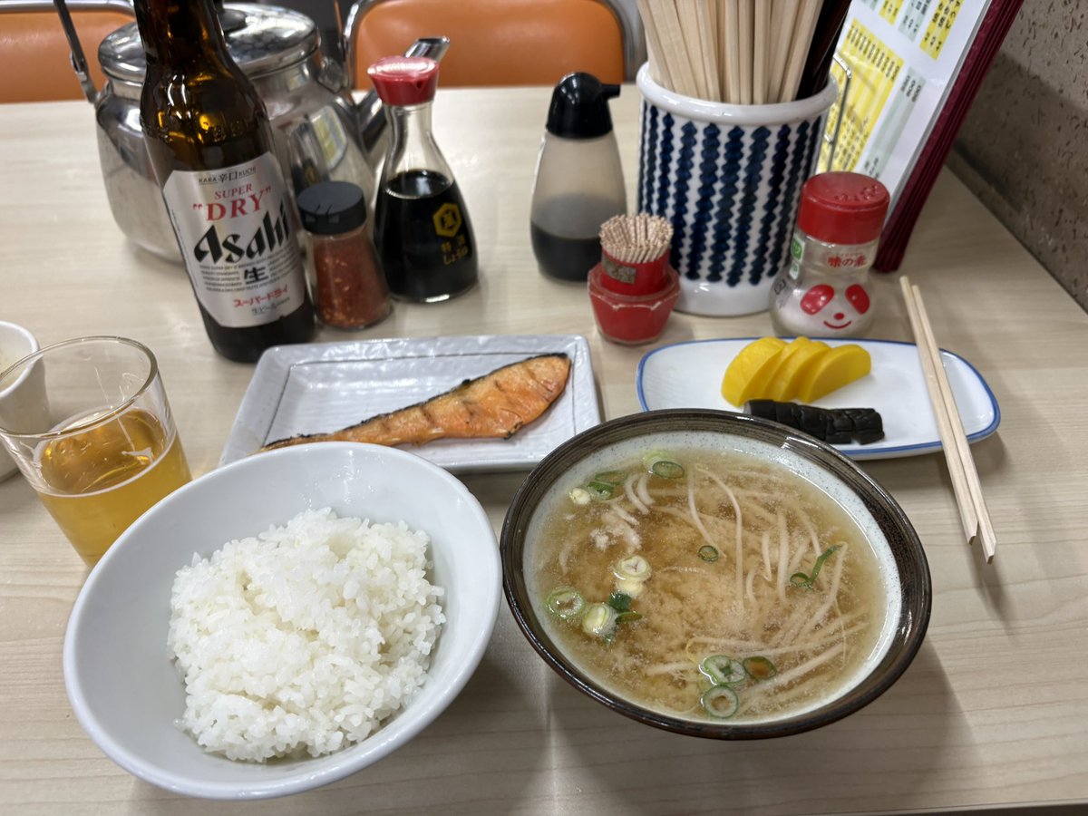 朝風呂サウナ行って朝ごはん