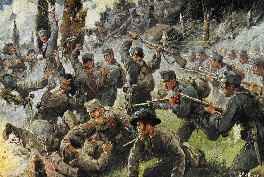 ⚔️ 110 years ago, in 1916, the 1st Raška Division of the WW1 Montenegrin Army—consisting of 6,500 Serbian fighters under the command of Petar Martinović 🇷🇸—clashed with the much larger Austro-Hungarian 🇦🇹|🇭🇺 53rd and 62nd Divisions, which fielded around 20,000 soldiers.

1/5 ⬇️