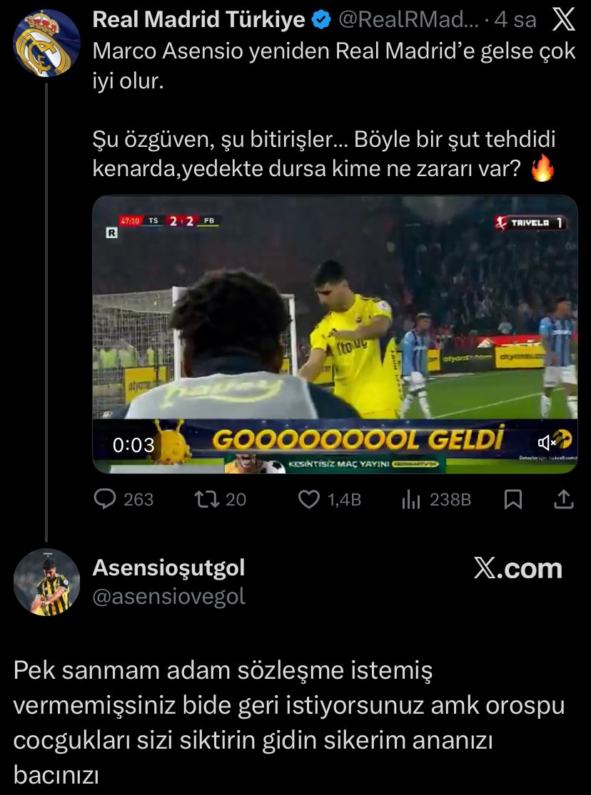 başta normal başlayıp sonra asensio atak geçirmiş ağlıyorum amk ahahahahahah
