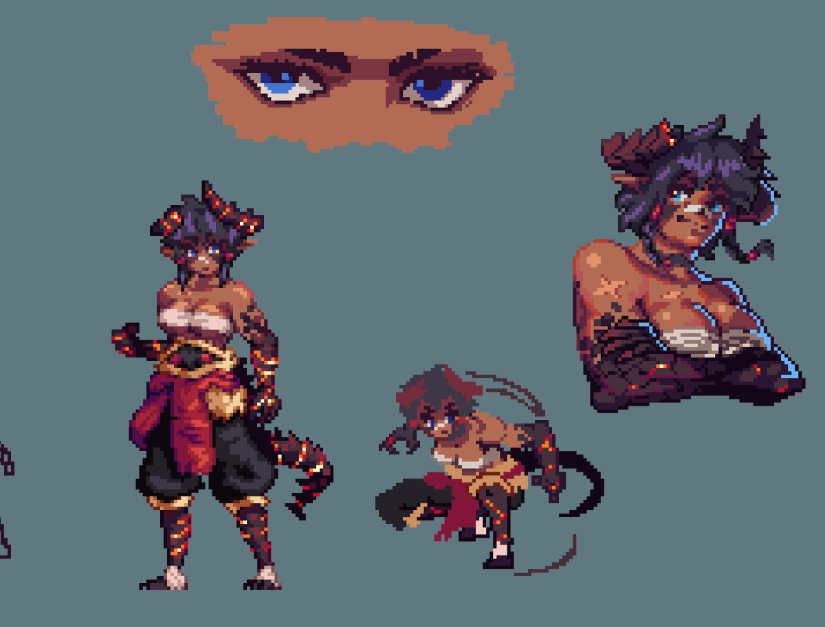Exploring her character a little bit more
Enjoy the W.I.P.