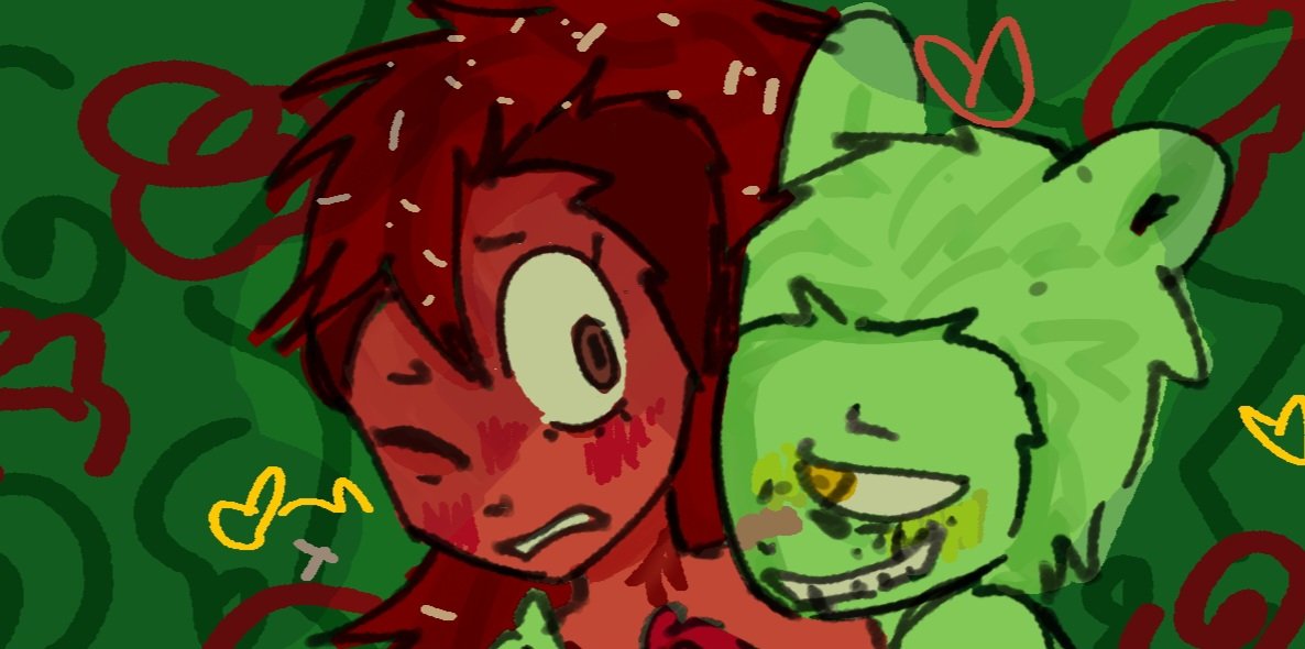 Dibujo para san Valentín en mi cuenta nsfw, recuerden que tiene. Que ser mayores de edad #flippyxflaky