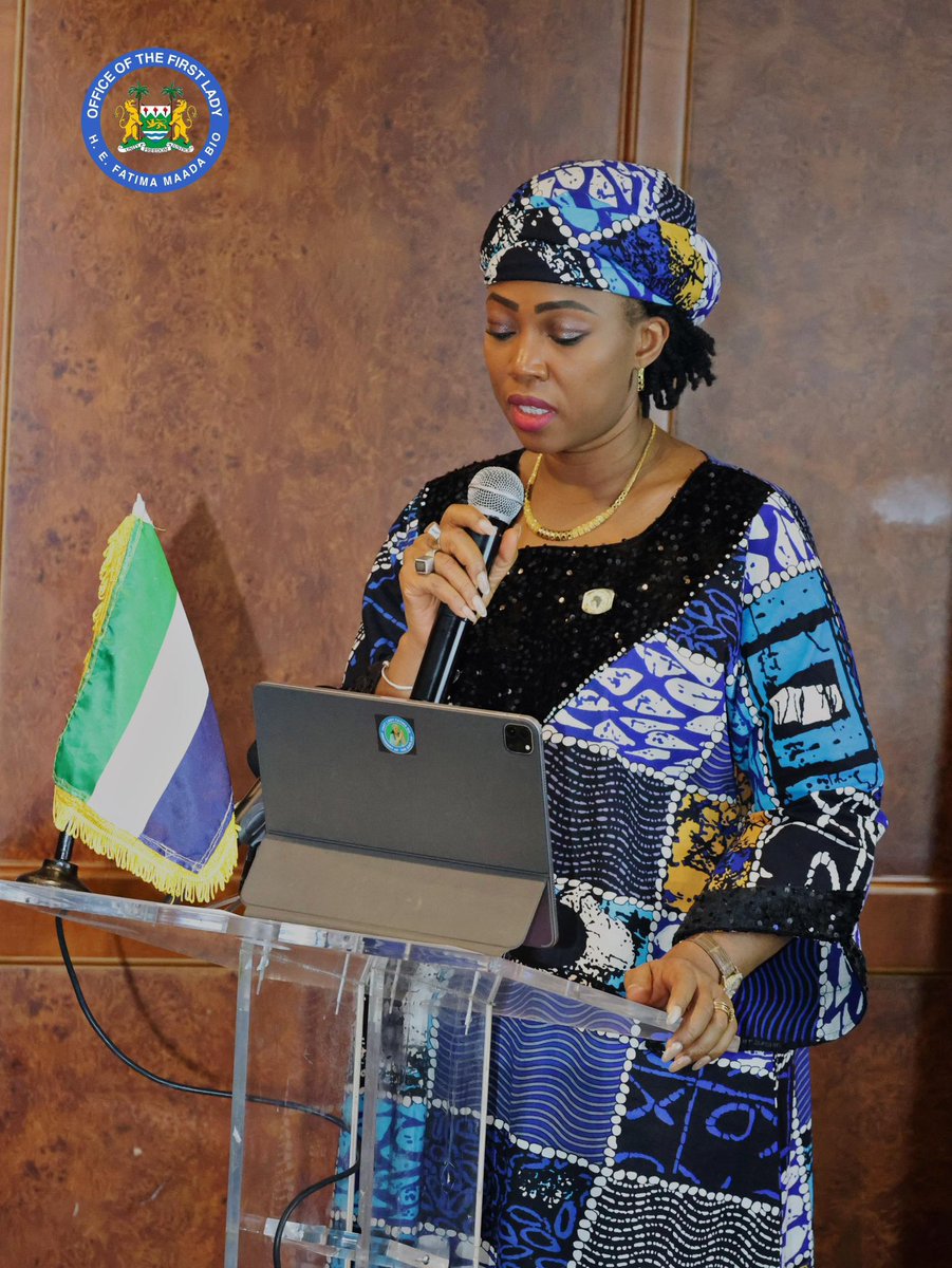 H. E. Fatima Maada Bio tweet media