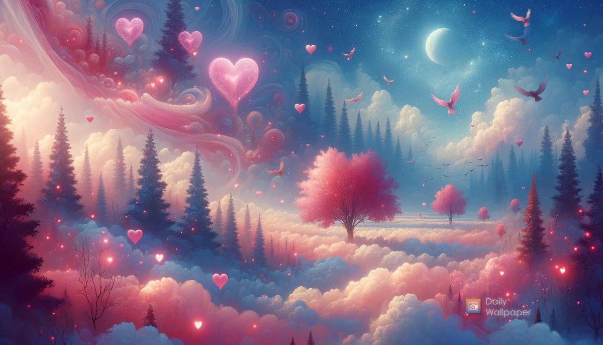 DailyWallApp's tweet image. ❤️ “Valentine Dream” - new wallpaper

📲 Daily Wallpaper for iOS/Mac:
dailywallpaperapp.com/appstore

#dreamscape #wallpapers #AIArt #DALLE3 #ValentinesDay