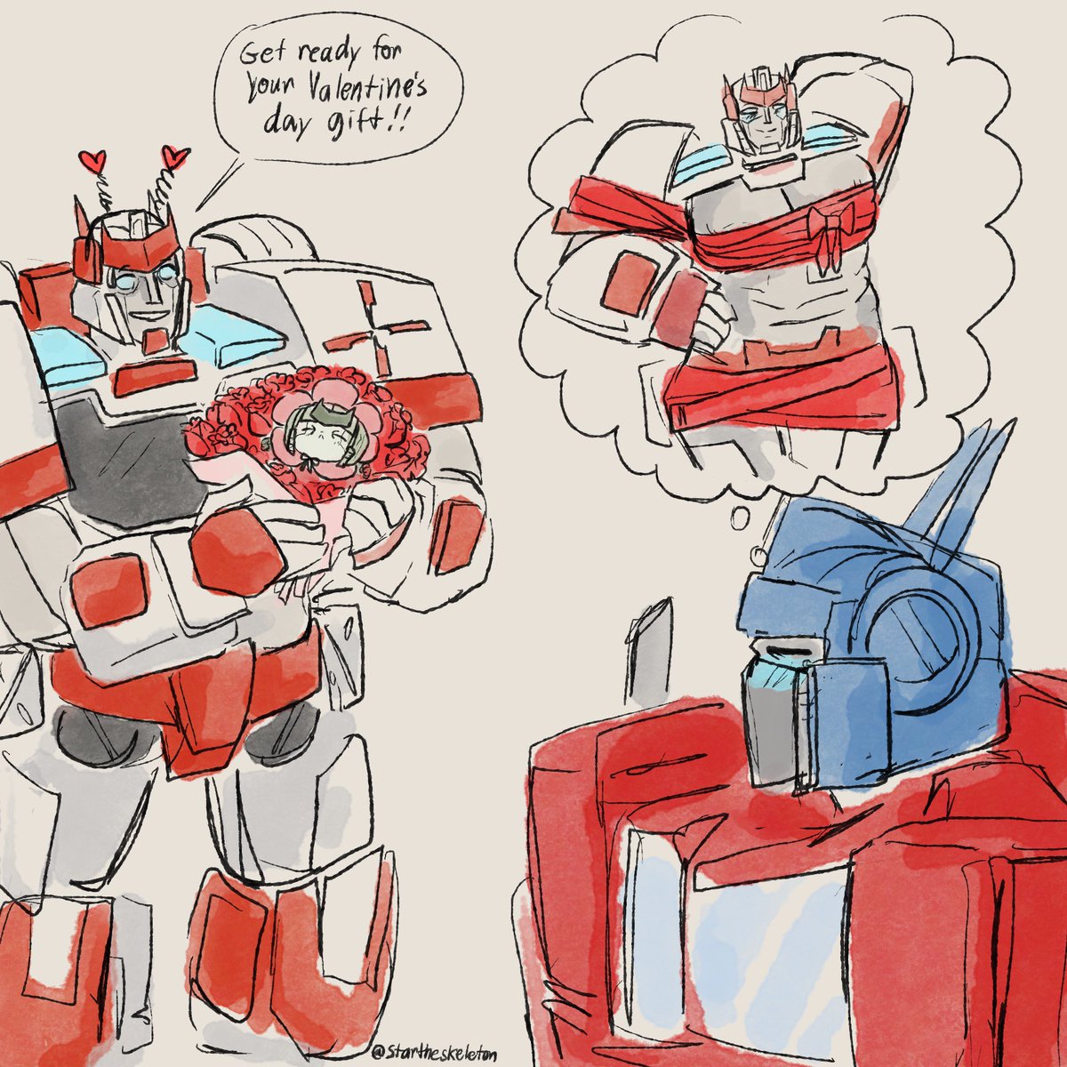 Happy Valentine’s Day everyone
Im incredibly tired and trying my best not to disappoint 
#Transformers #ValentinesDay
