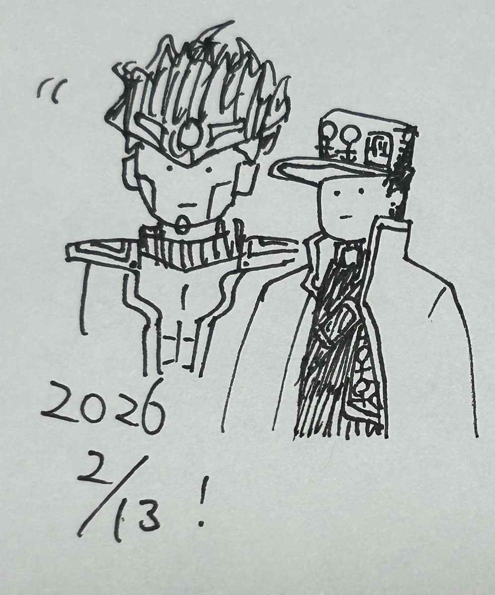 4部の配信を見た後に描きたくなってですね……