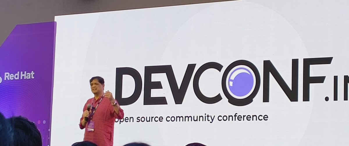 Viraj_2609's tweet photo. https://t.co/vm7BJ9awzT 2026 was a vibe.🐧💻
​Brain expanded by @astromedicomp on Native development &amp; AI.🧠
Caught the latest from @RedHat &amp; @fedora.🐧
Scored @Hackers_Meetups stickers.⚡️
 The Pune community showed up! 📈
Thank you @devconf_in
 #DevConf #Pune #Developers #redhat https://t.co/cjAR6NTR3o