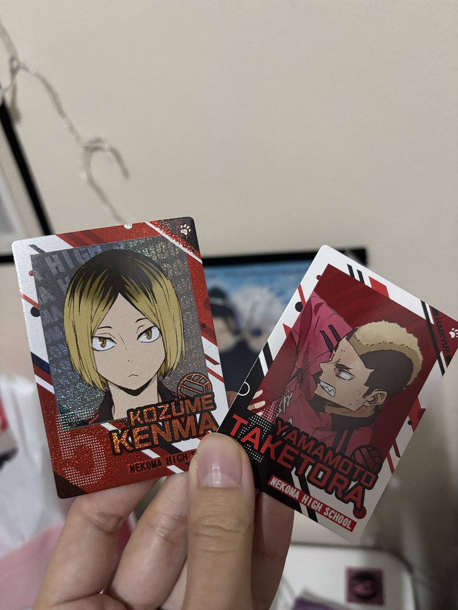 #ตลาดนัดhaikyuu #ตลาดนัดไฮคิว #ตลาดนัดHQ #ตลาดนัดอนิเมะรวมด้อม 
ปล่อยการ์ดคู่  เคนมะ  150฿ ส่งฟรีคับ