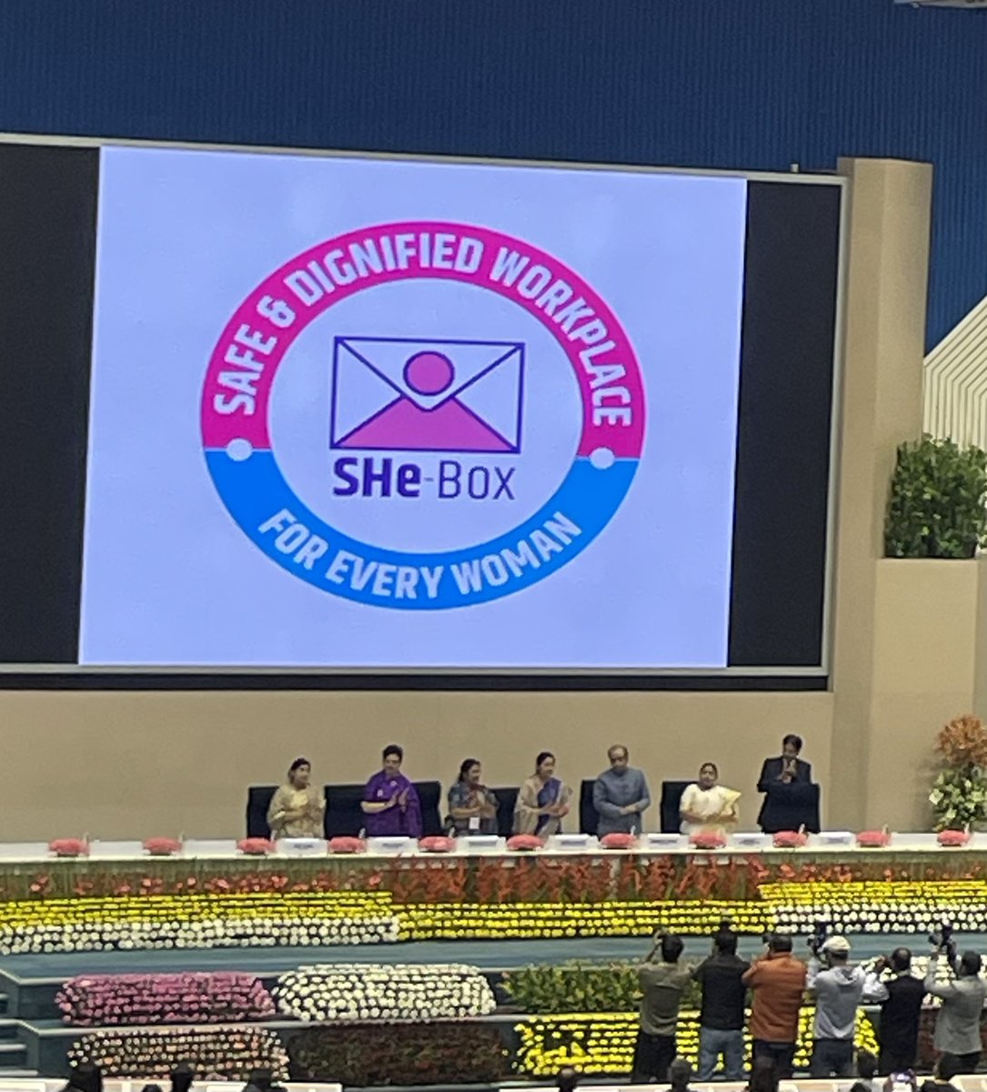 Rekha_kaveringo's tweet image. SHe Box logo released. 
Every private &amp;amp; Government organisations to register their IC/LC details in SHe Box. 
This is an online complaint portal. Another step for a female to write her complaint without fear of being rejected.. 

#poshact #shebox 
@MinistryWCD @WCD_Delhi