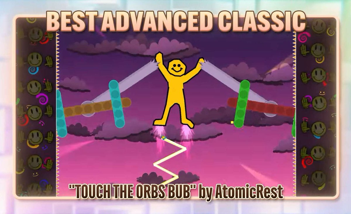 GUYS I GOT NOMINATED!!! I seriously never would have expected this, there were so many great levels this year, including 10+ legendary easy/medium demons. But you guys chose to vote for my silly little level, and I am genuinely so grateful for that. Thank you everyone!!! ❤️