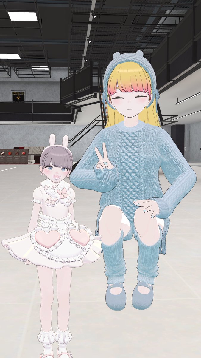 アップする写真全部もちうさ被ってるせいで衣装作者様にカチューシャ消したと疑われてるのではと心配している　#Lapwing3D #HARIRURI3D