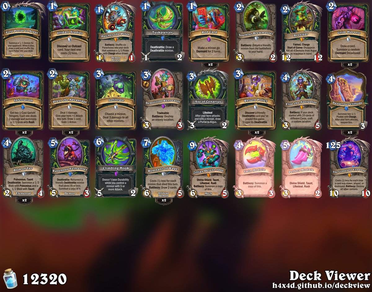 燁魔 HS Wild/Standard Deck tweet media