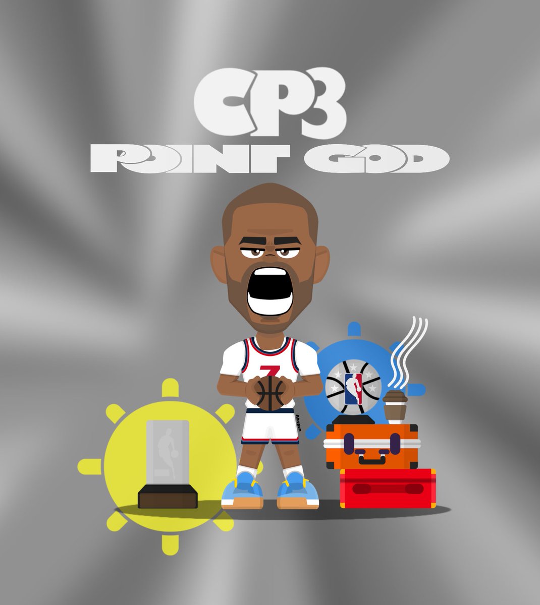 Abegen4952's tweet photo. 🎨✍️
Thank you @CP3 
“POINT GOD”
イラスト見てくれたら嬉しいです！ https://t.co/zWBd3ooWHl