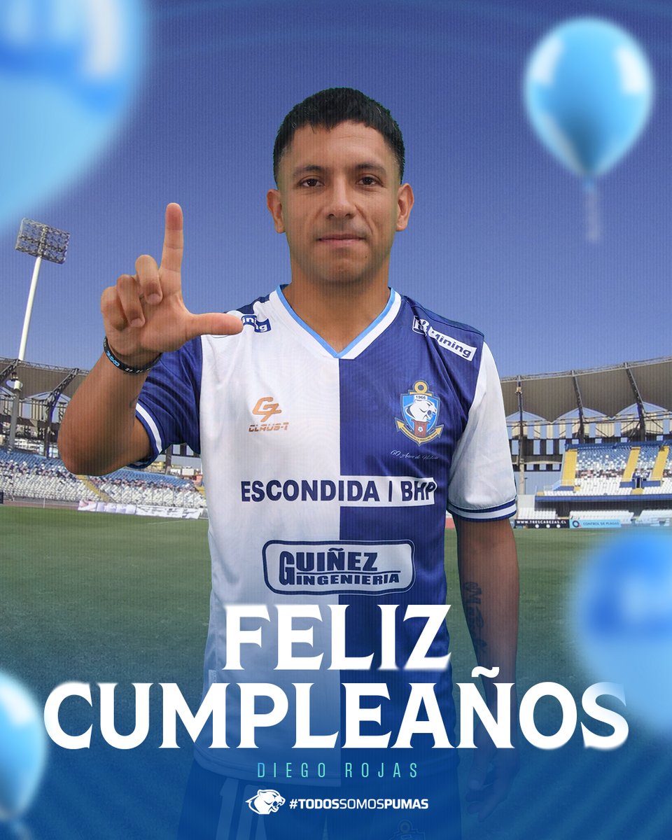 ¡Feliz cumpleaños, Diego! 🎈🎉

De parte de todo el equipo de CDA LA REVISTA le deseamos un gran día 🔥💪

#VamosPumas 🔵⚪️