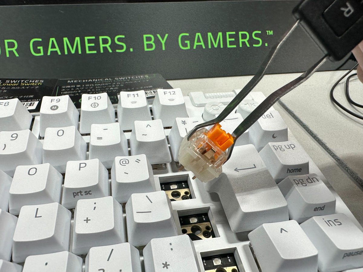 RAZER STORE】 ⌨️3ピン メカニカルスイッチ🐍 『Mechanical Switches