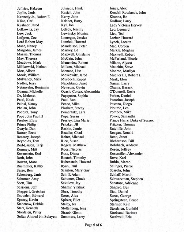 WHLeavitt's tweet image. 🚨BREAKING: AG Pam Bondi: DOJ has released all Epstein files under the Transparency Act-justified redactions, high-profile names listed.

Epstein just backfired on the left: powerful Dems exposed, Trump fully vindicated.

You don’t care Dem’s donors’ reputation?

A. Yes
B. No