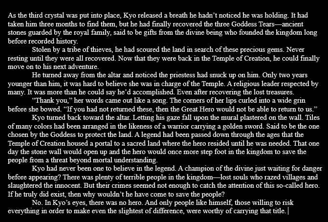 DylanJ_Writer's tweet photo. gotta shake off the dust, haven't tried writing anything in a while

#WritingCommunity #WritingPractice #Writing https://t.co/PznzB0Rtpe