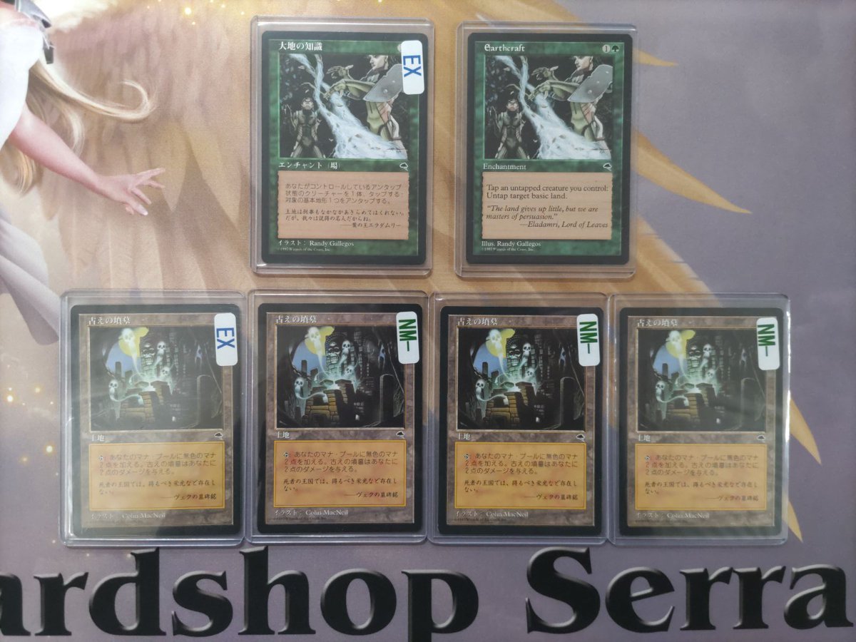 【週末買取まとめ】
今週も買取依頼、ありがとうございました！

💎入荷ピックアップ
✅《セラの聖域/Serra's Sanctum》
✅《大地の知識/Earthcraft》
✅Revised【3ED】デュアルランド

オールドスクールから最新版まで
専門店ならではの価格で応えます。
cardshop-serra.com/mtg/buy

#MTG買取 #買取実績