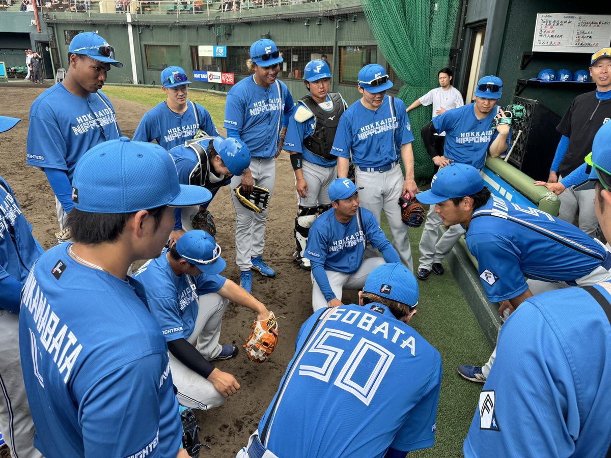 本日の声出しは野村佑希選手📣 「さあ行こう‼️」 #ドミれ #lovefighters