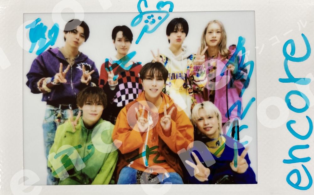 BUDDiiS FUMINORI TAKUYA チェキ FUMINORI #KEVIN #MORRIE #SEIYA #YUMA #SHOW #TAKUYA サイン入り