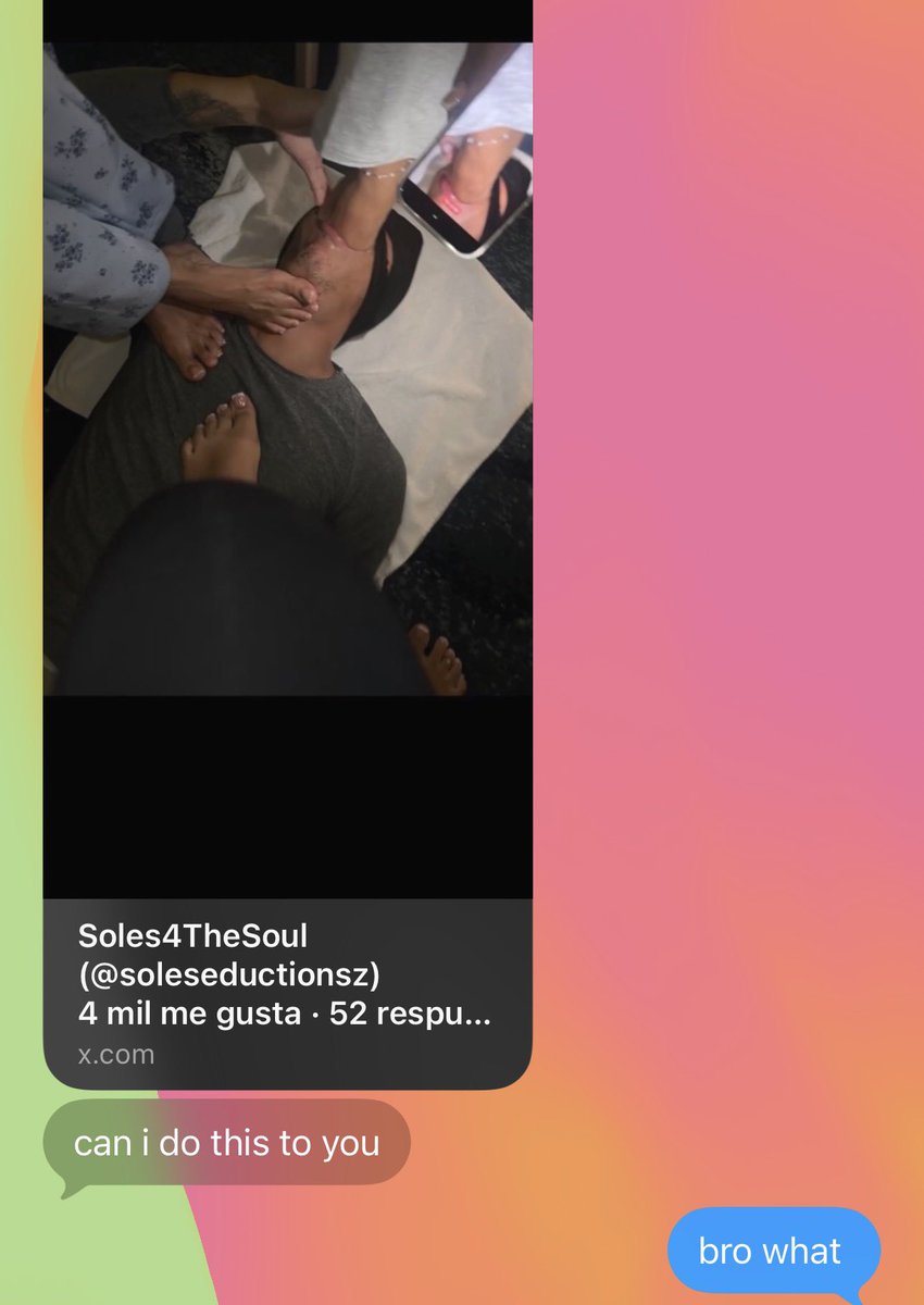 you hoes find out someone got a foot fetish and start sending shit like this