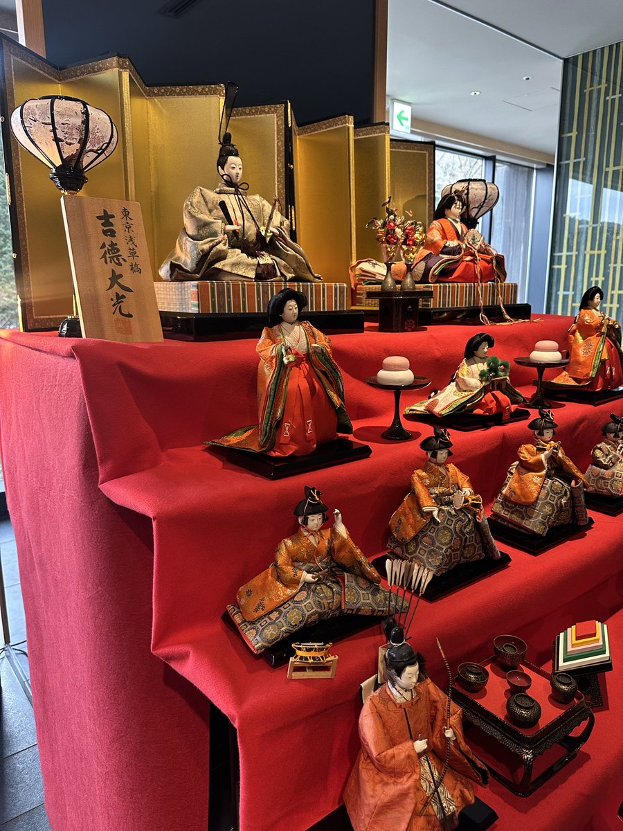 HakoneTenYu's tweet photo. ひな祭り🎎🤎 https://t.co/Sa2XudzAoq