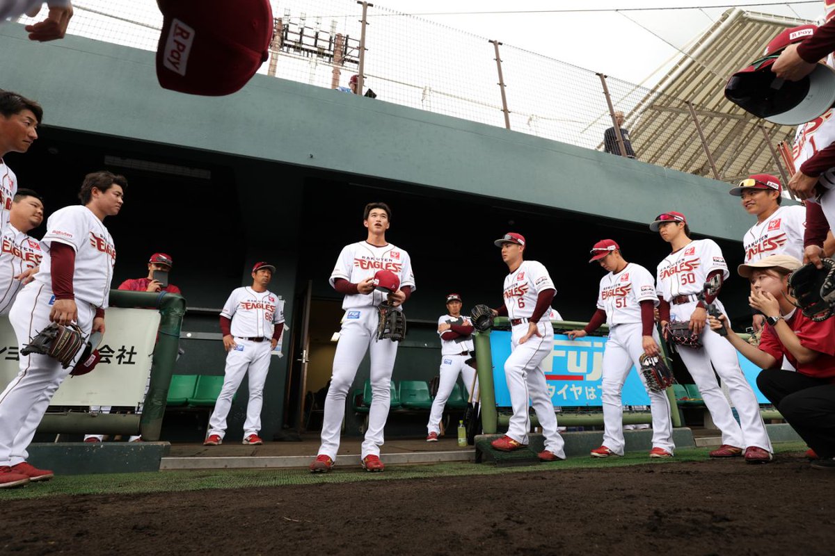 今日の円陣は #宗山塁 選手からの指名で、 #吉野創士 選手