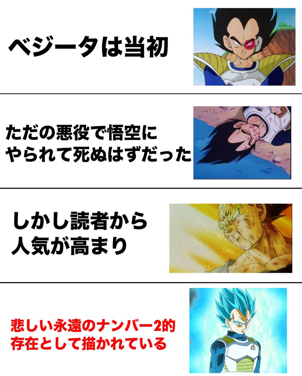 なんだろ？9歳くらいからドラゴンボールZを観ていたけれど、ベジータ