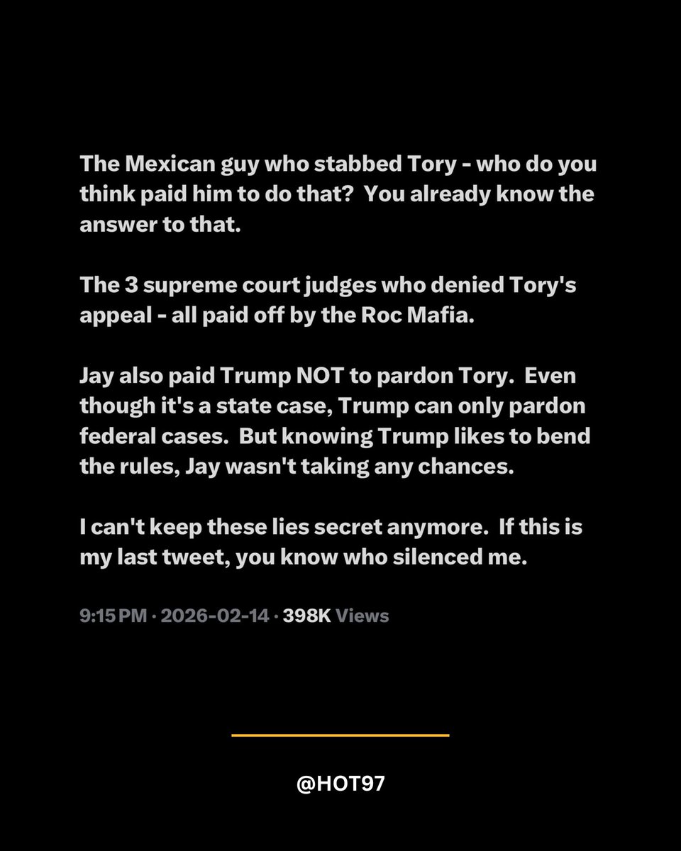 #DjVlad makes a confession on X about #ToryLanez being wrongfully conflicted! 👀😳   <a href="/djvlad/">DJ Vlad</a> <a href="/torylanez/">Tory Lanez</a>