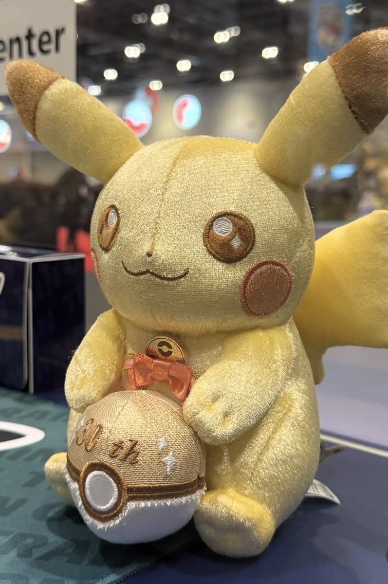 情報】 ✓30周年ピカチュウのぬいぐるみが公開 EUICの会場にて先行公開