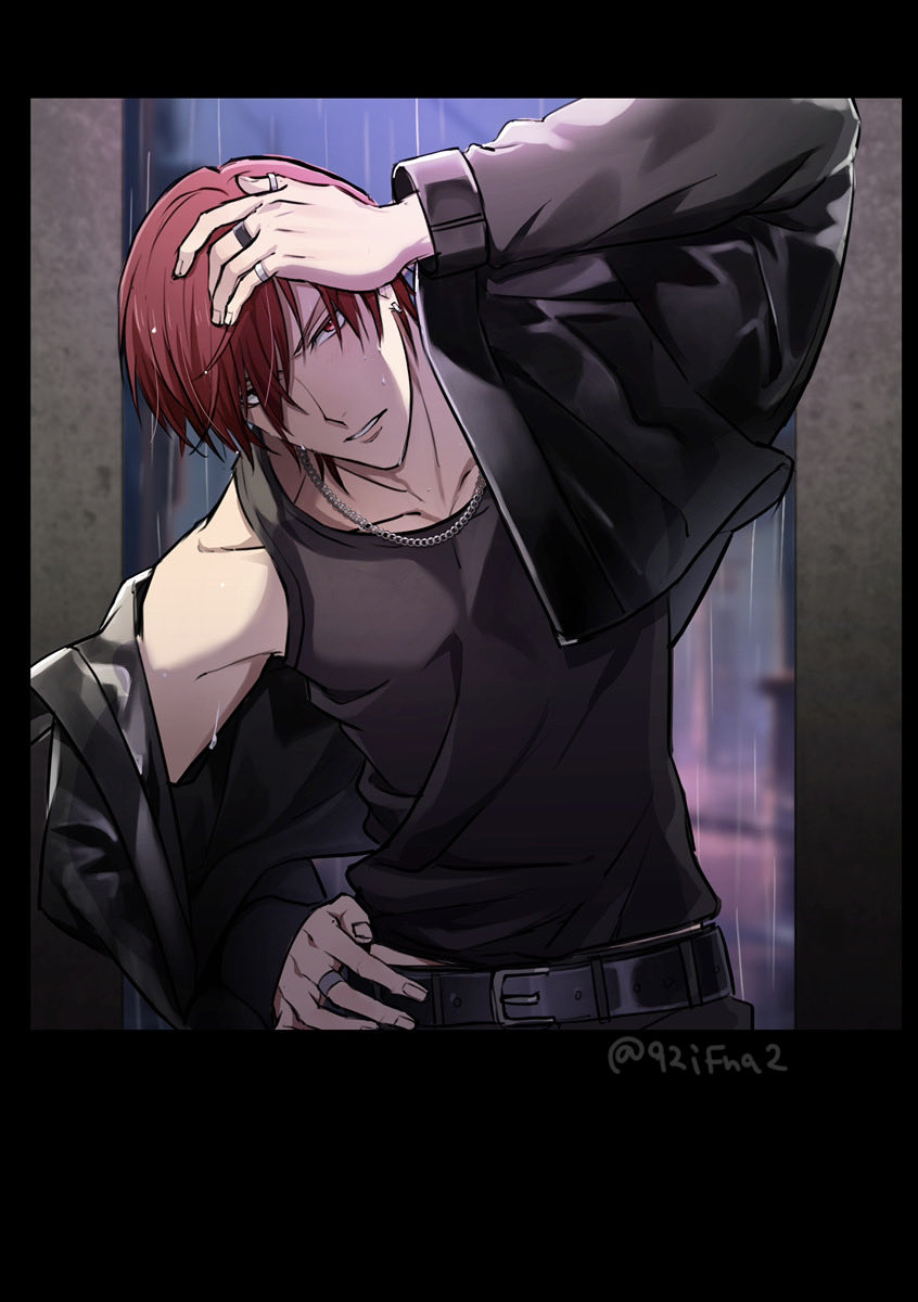 突然雨が降った夜に🐶に追い詰められる夢
 #アイナナプラス