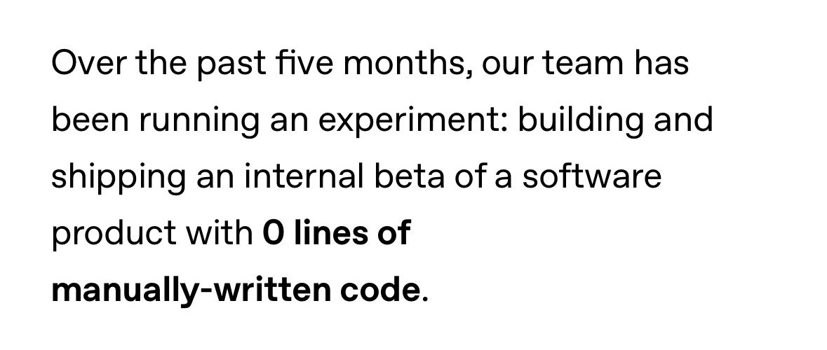 Zero manual code claim