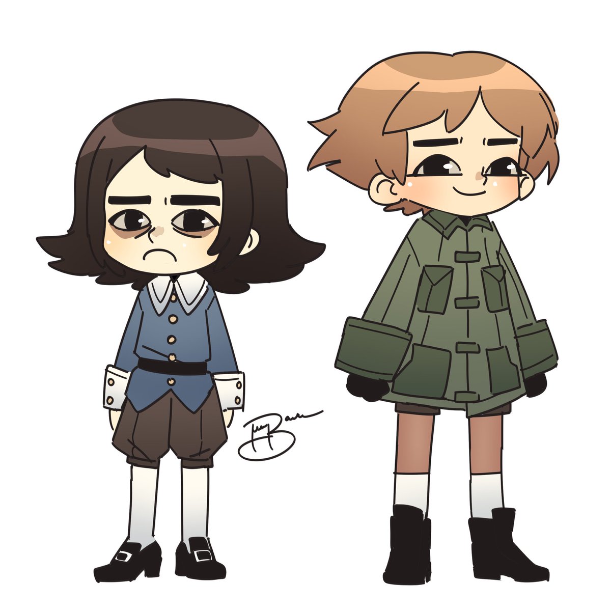 #hauntedhotel 
abaddon and esther are so cutieful