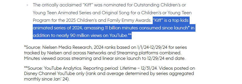 Disney was actually surprised at it's sucess beacuse they where betting so hard on Moon Girl becoming the next big hit during the first half of S1A of that show.

Kiff is their first show that gets standalone specials between seasons beacuse kids loved it so much.