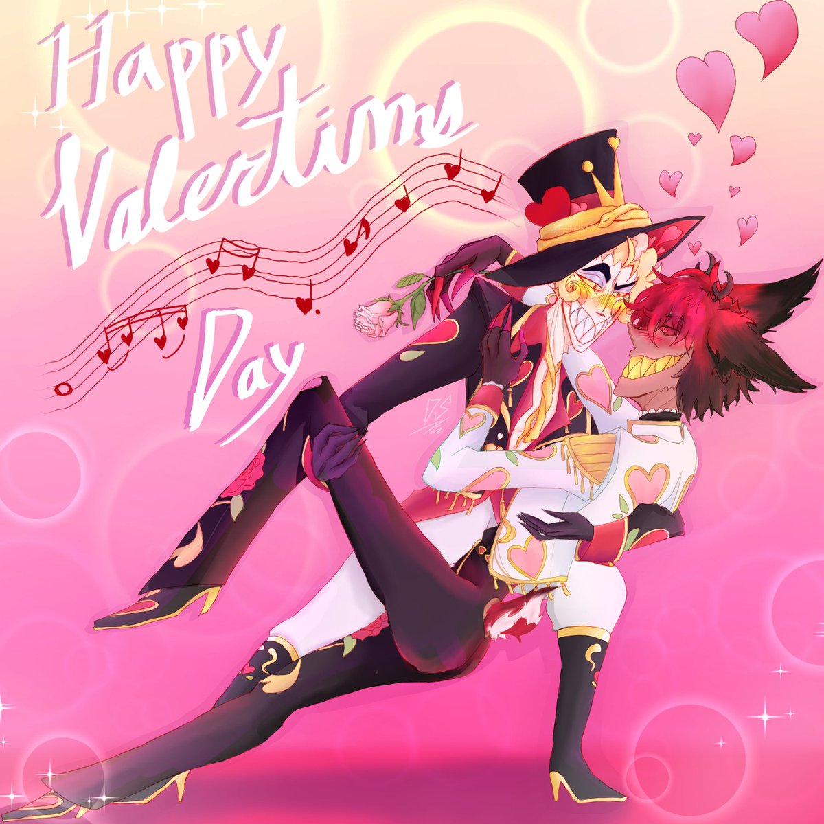 shadowdeparted's tweet photo. Happy valentines day˚‧(๑σ ωσ ๑)·˚₊

#appleradio #radioapple #HappyValentinesDay #alastorxlucifer #luciferxalastor 
#fanart https://t.co/HgVchXZdF3