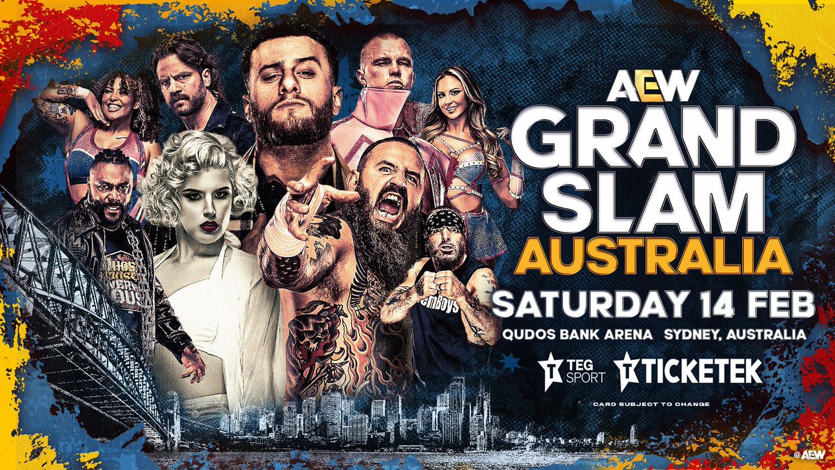 AEW Grand Slam Australia 2026 Results dkowrestling.co.uk/2026/02/15/aew…
