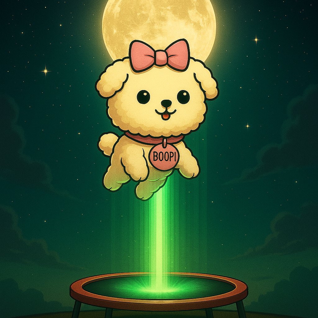 $BOOPI MFERS!🐶

BOUNCE BOUNCE TO THE MOON $BOOPI MFERS!📈
GRAB A BAG OF $BOOPI &amp; SEND IT HIGHER!🚀

CA:
7fodN5Vn21kZdGfvA178ZNctqsZ2kCGVRHfFNEkboop

$BOOPI $BOOPI