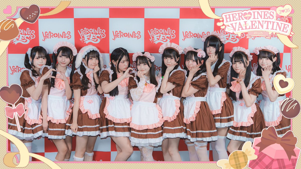 💌HEROINES VALENTINE Day2🍩 ヒロインズ研究生大阪さん