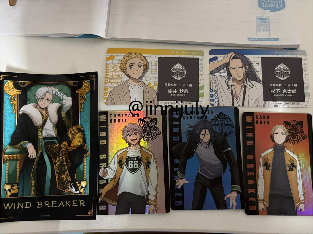 #ตลาดนัดนักเลงลม #ตลาดนัดwindbreaker #ตลาดนัดโบฟูริน #ตลาดนัดอนิเมะรวมด้อม 

⭐️ส่งต่อการ์ด สุกิชิตะ  ,โทมิยามะ , โคตะ อันละ 50 บาท ⭐️

 นิเรอิ+สุกิชิตะ บน แถมยอด 100฿ ฟรี

🍅โปสการ์ดสติกเกอร์ พี่อุเมมิยะ 100 บาท🍅

📦ค่าส่ง 40 ฿