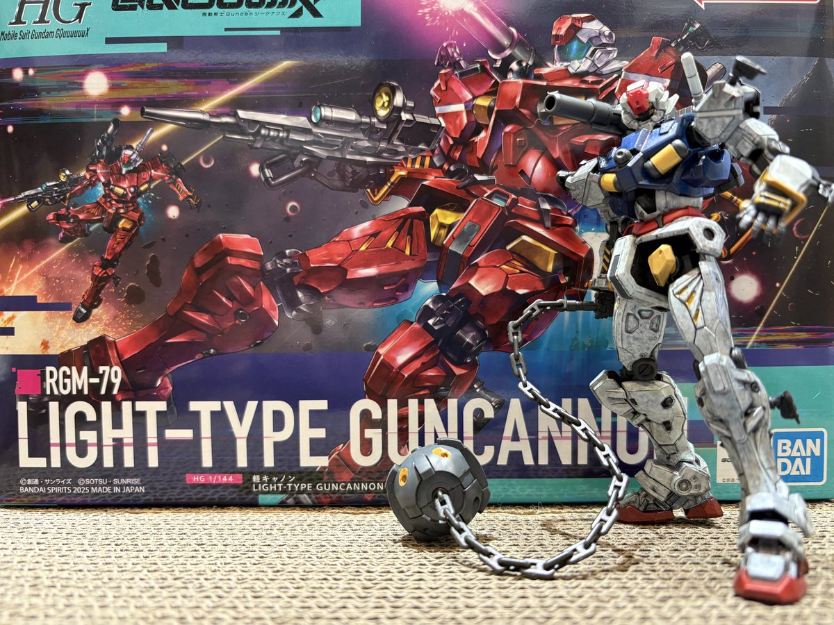 セイラ専用軽キャノン、ほぼ完成。あとつや消しトップコート。 色塗り