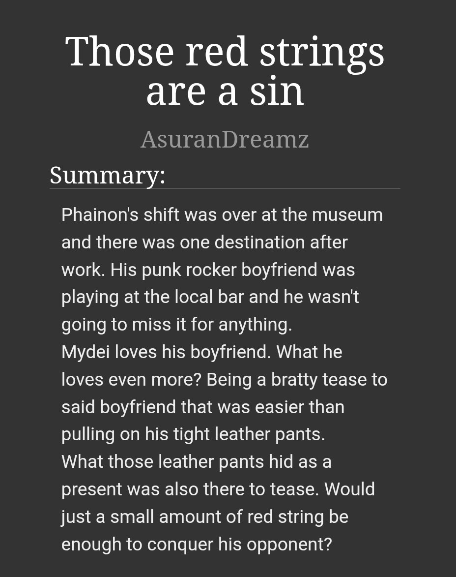 AsuranDreamz's tweet photo. "Those red strings are a sin" #ValenphaisDei present. (Day2)

Did you know thongs were very sexy? Phainon does now.

This was inspired by @ratiosbathwater sexy pic.
(https://t.co/QVrouO9bYC…)  I hope they enjoy this &amp; u do too.
#mydei #phainon #phaidei 
https://t.co/PTJ9hhLBp9 https://t.co/TyH9kaI8k2