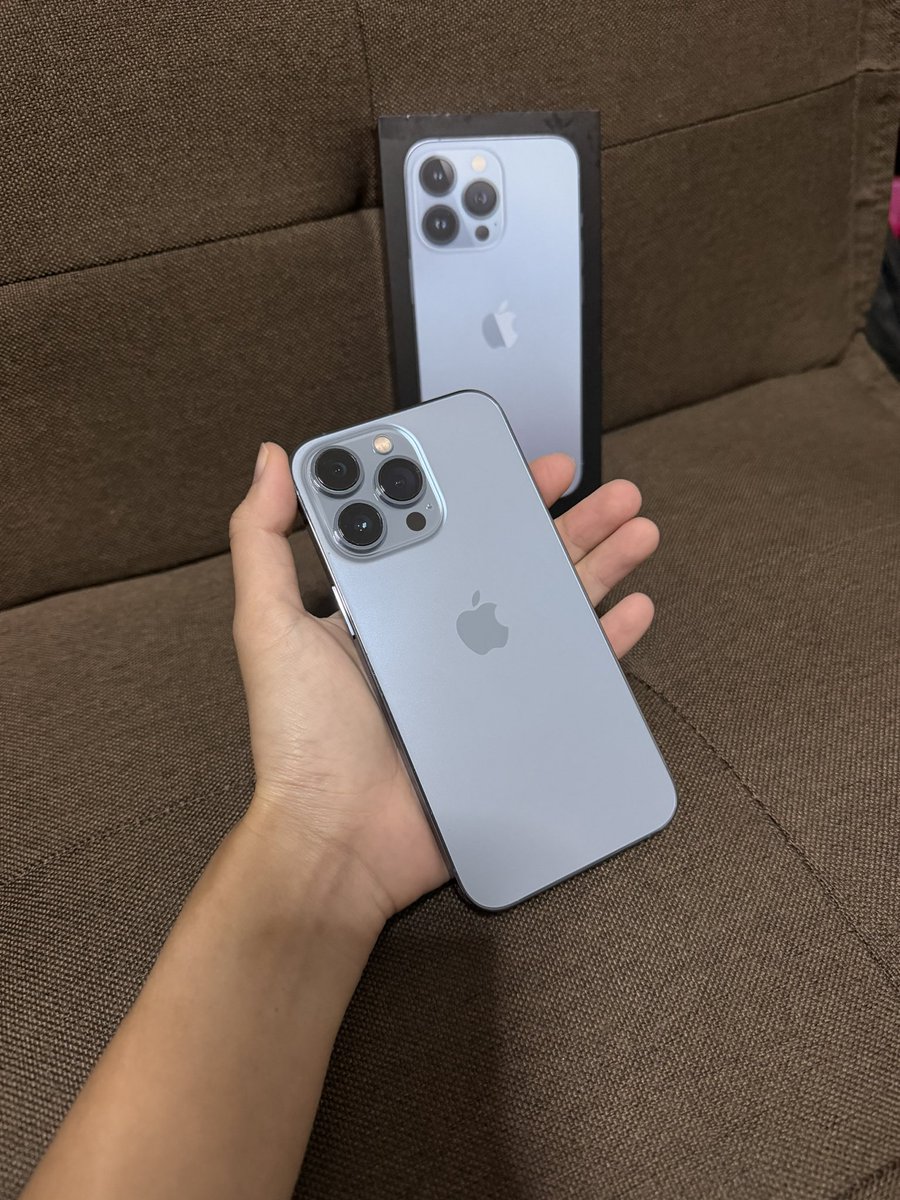 gotpinkkk's tweet photo. iPhone 13 Pro sierra blue 128GB
🔋แบต 71%
❤️ระบบปกติ ✨รอยรอบเครื่องตามการใช้งาน ติดฟิล์มจอตลอดหน้าหลัง
📸 กล้องซูมมีจุด
✅ส่งปณ แมส กทม bts อนุ ดอนเมือง 
7,000฿ ส่งฟรี
FB : Baitong Tarita
#iphone13pro #ส่งต่อไอโฟน #ส่งต่อiphone #ไอโฟนมือสอง #ไอโฟนมือ2 #ไอโฟนมือสองราคาถูก #ไอโฟน https://t.co/A67BBxpeEf