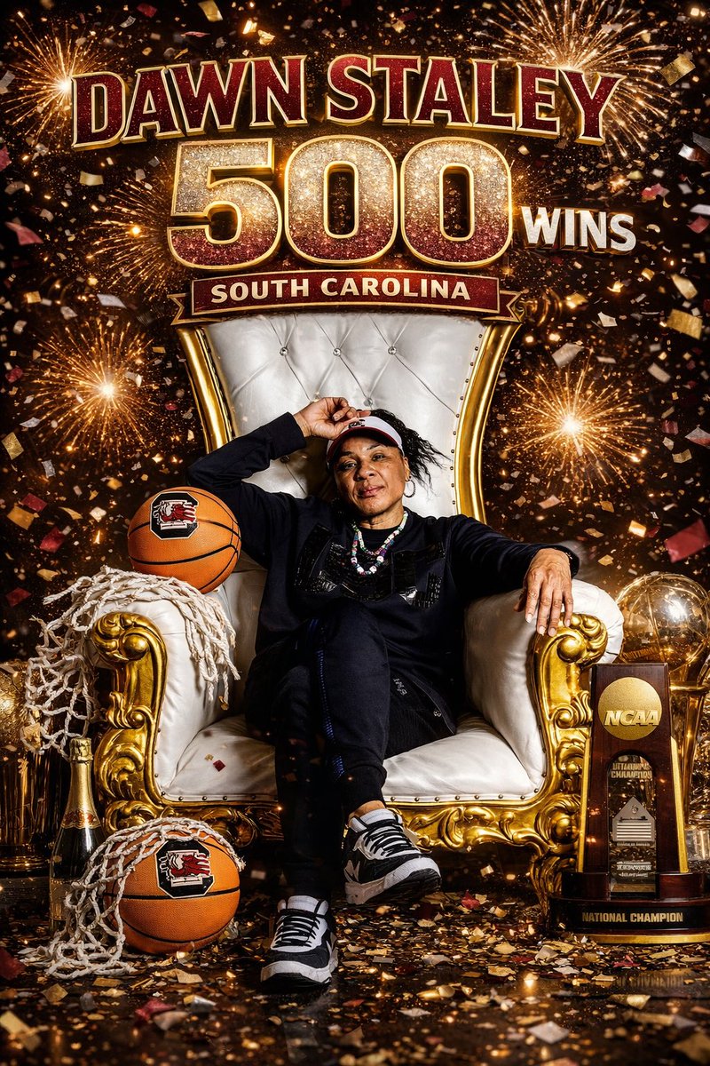Congratulations to Dawn Staley, no better way to get your 500th win at South Carolina than going into a hostile environment and beating the refs and the opposing team.