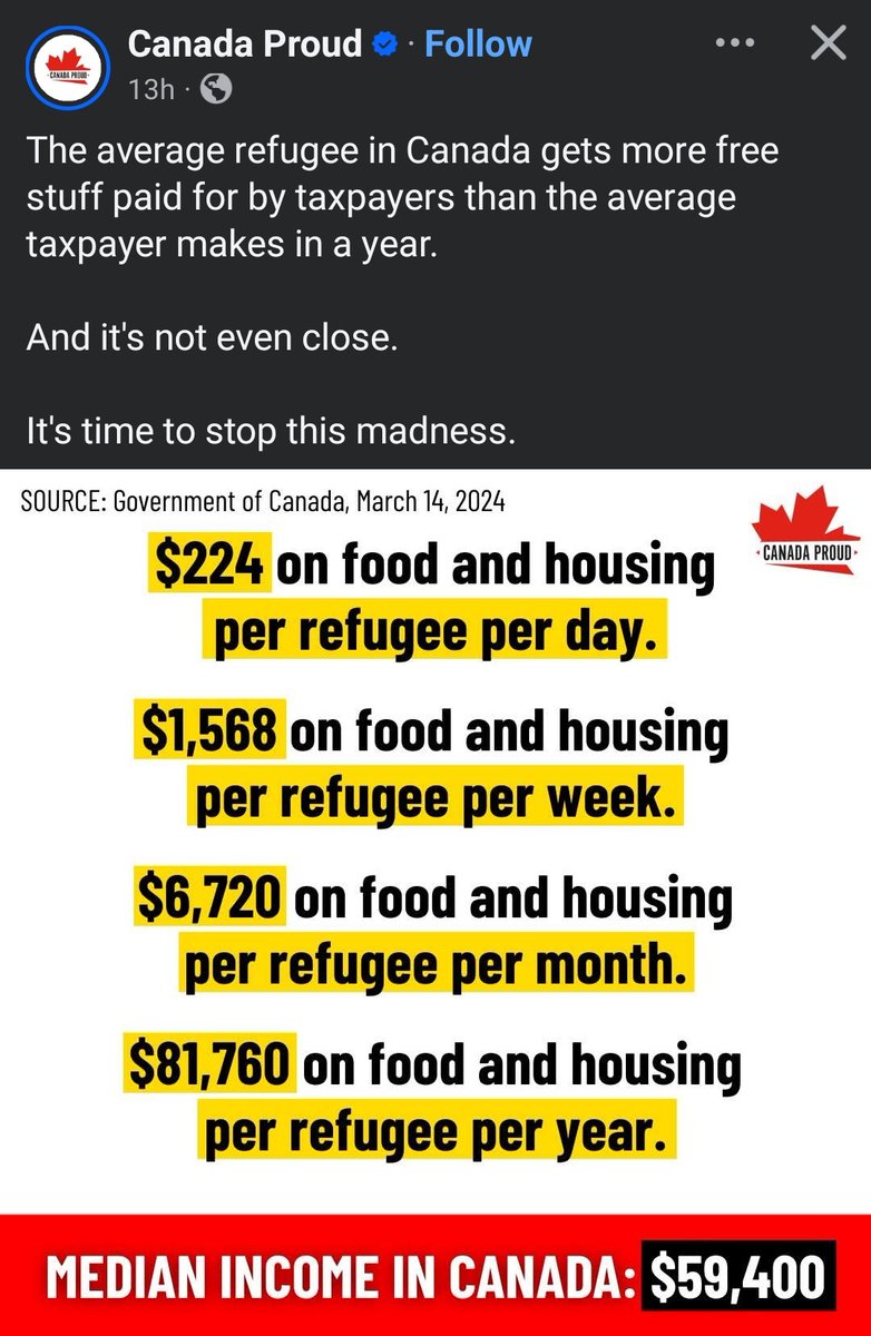 LazyChora's tweet image. This is the main issue if true. Everyone needs to work and pay taxes.

@MarkJCarney

#CanadaStrong #CanadaFirst #Canada #cdnpoli #CanadaImmigration