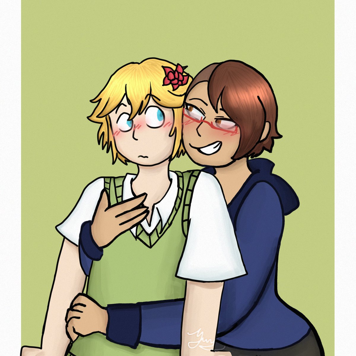 Alfonso_michi's tweet photo. Kim: sabes que día es hoy chico flor?
Basil: Si, otro día donde quedaré en silla de ruedas por una semana
Kim: exacto, siempre tan nerd niño flor
Artista: Yunishin
#OMORI #OMORIFANART #omoribasil #omorikim #candyflower #kimsil #honeysuckle #omoricandyflower https://t.co/xeWX6qgDrB