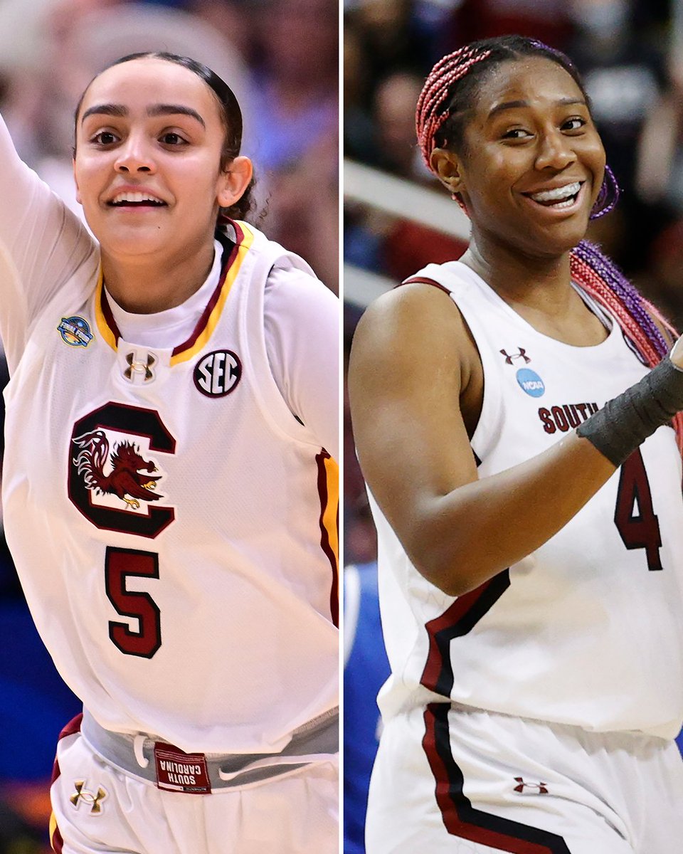 Tessa Johnson is the first South Carolina player with consecutive 20-point games against AP Top-10 opponents since Aliyah Boston (2019-20)